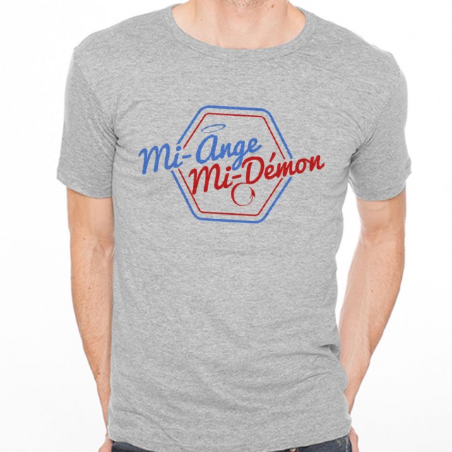 T-shirt mi-Ange mi-Démon