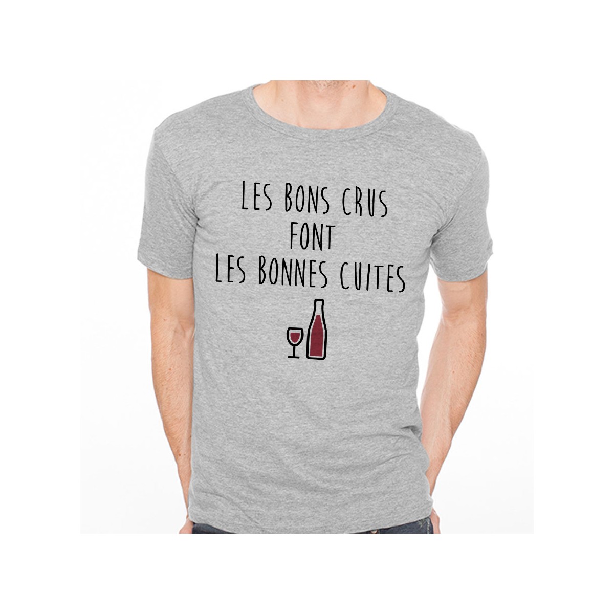 T-shirt Les bons crus font les bonnes cuites