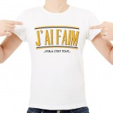 T-shirt J'ai faim...Voilà c'est tout