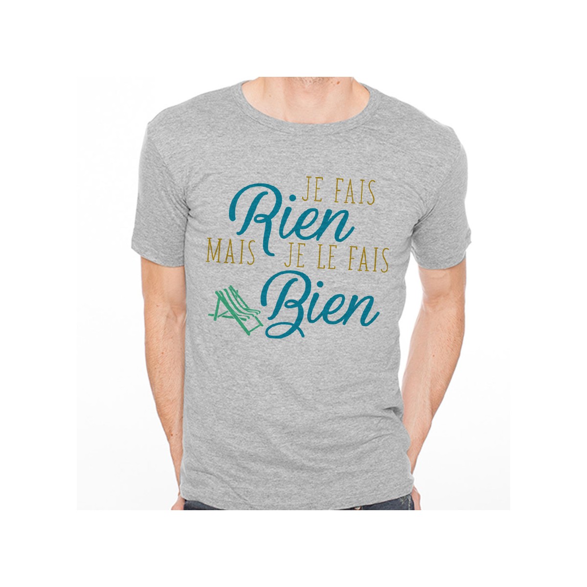 T-shirt Je fais rien mais je le fais bien