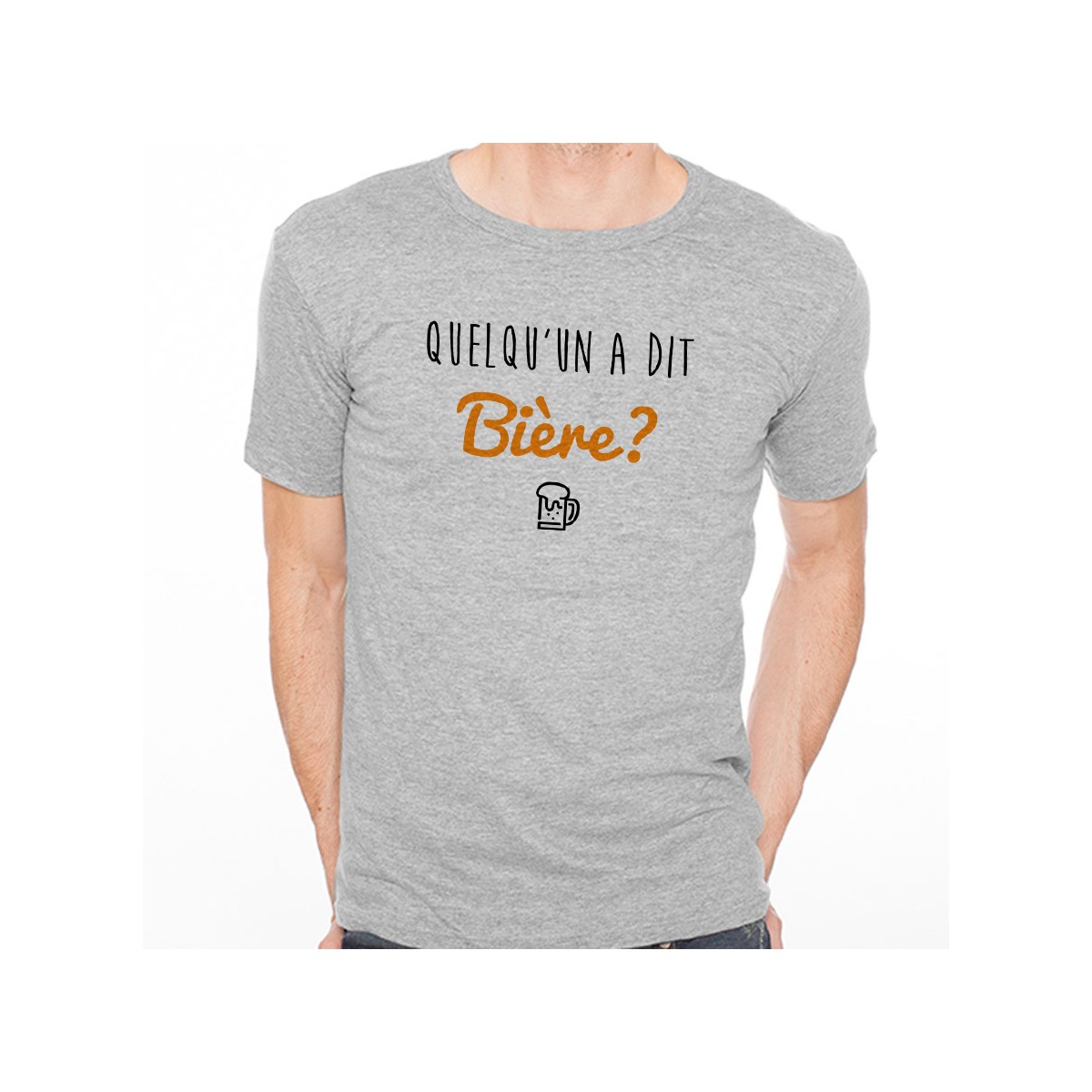 T-shirt Quelqu'un a dit Bière