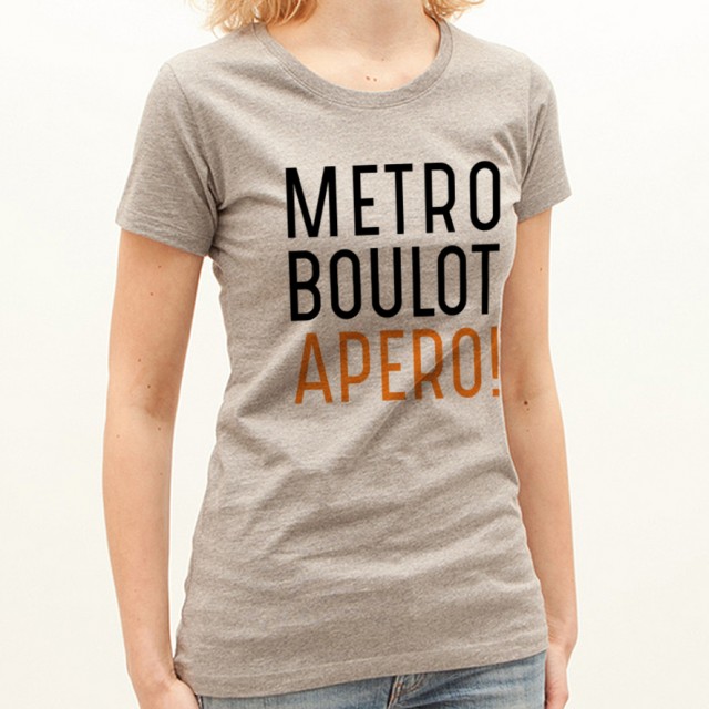 T-shirt Métro Boulot Apéro
