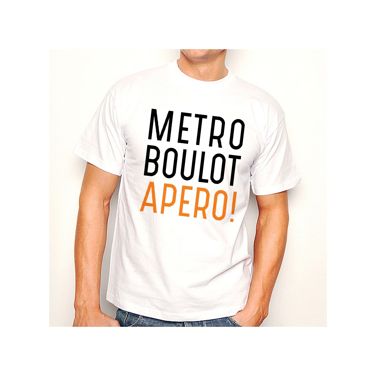 T-shirt Métro Boulot Apéro