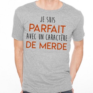 T-shirt Parfait avec un caractère de Merde