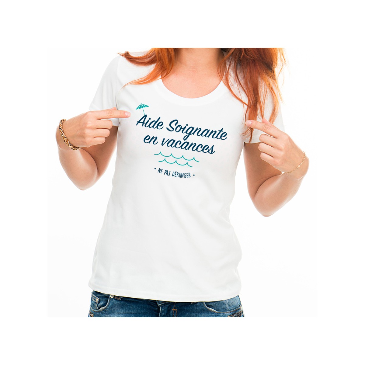 T-shirt Aide Soignante en vacances