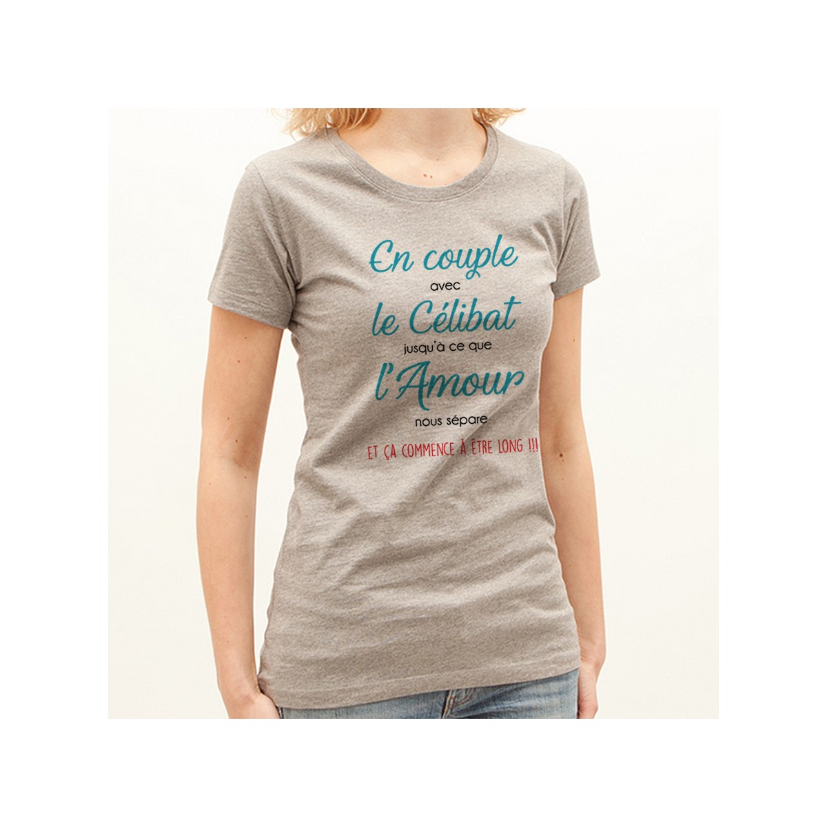 T-shirt En couple avec le célibat