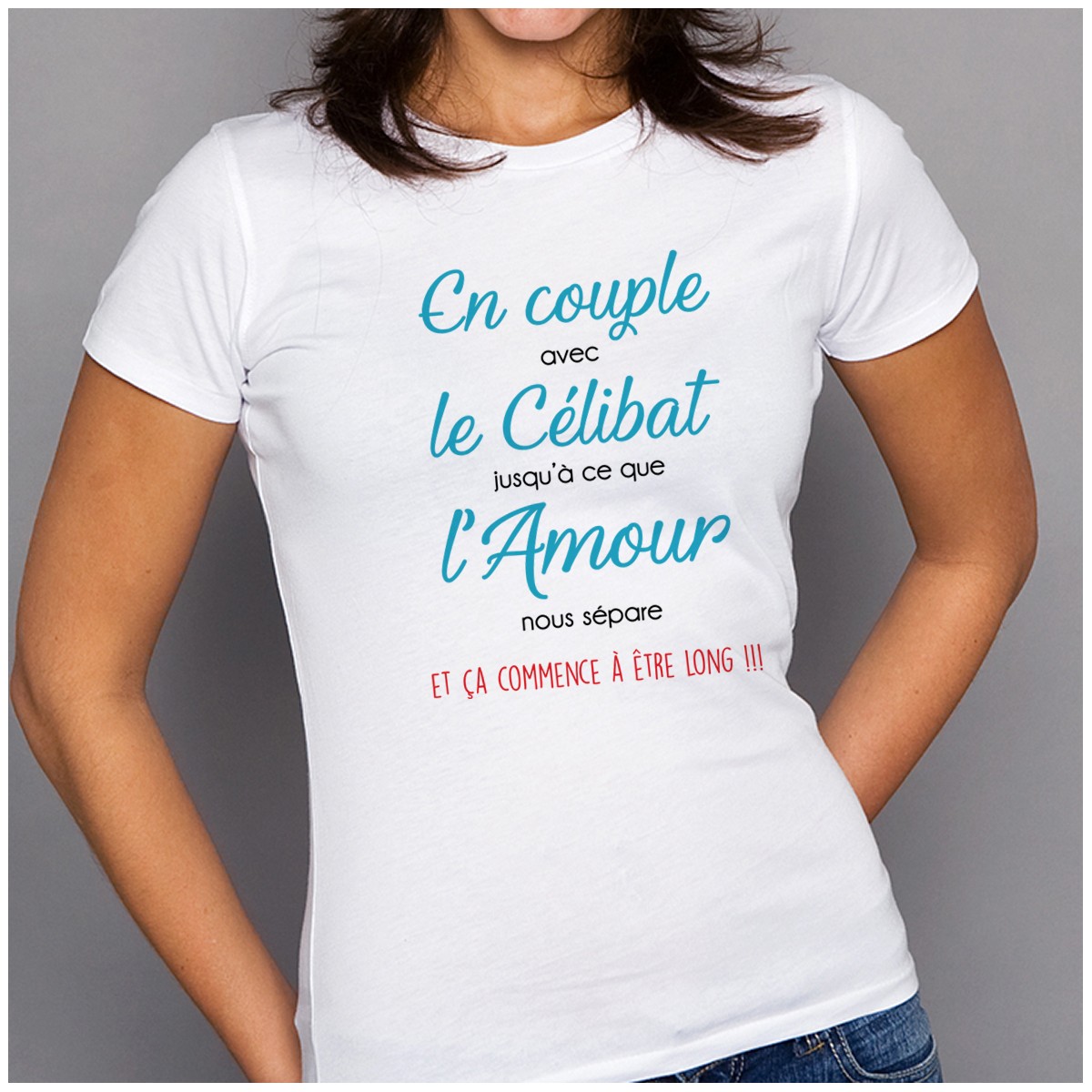 T-shirt En couple avec le célibat