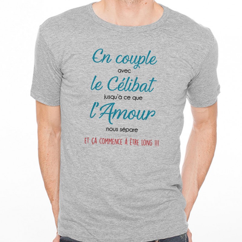 T-shirt En couple avec le célibat