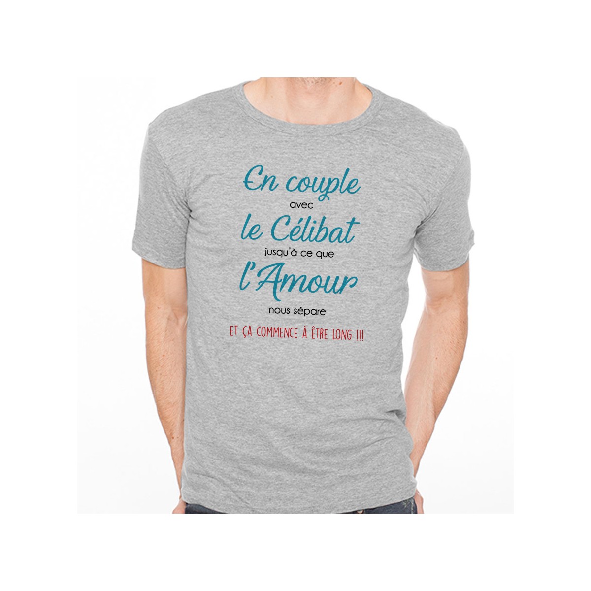 T-shirt En couple avec le célibat