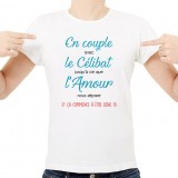 T-shirt En couple avec le célibat