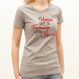 T-shirt Les amis sont la famille qu'on se choisit