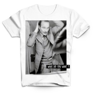 T-shirt Chirac miroir What do you want