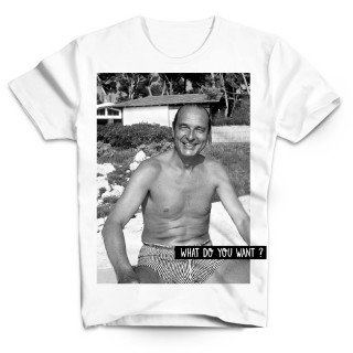 T-shirt Chirac maillot de bain What do you want
