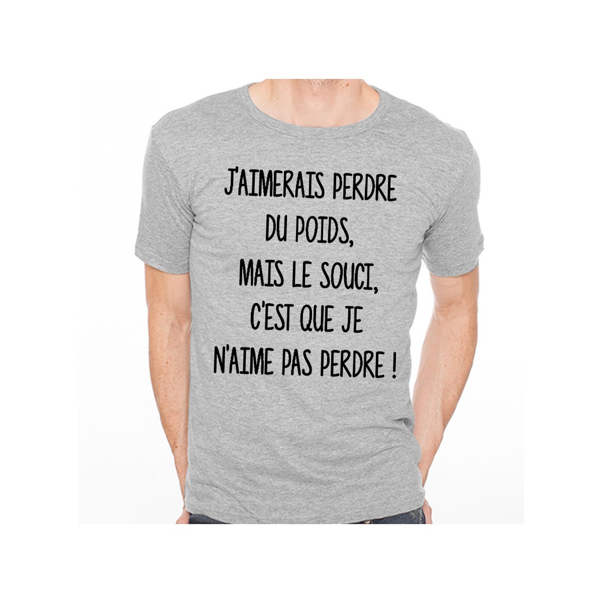 T-shirt J'aimerais perdre du poids