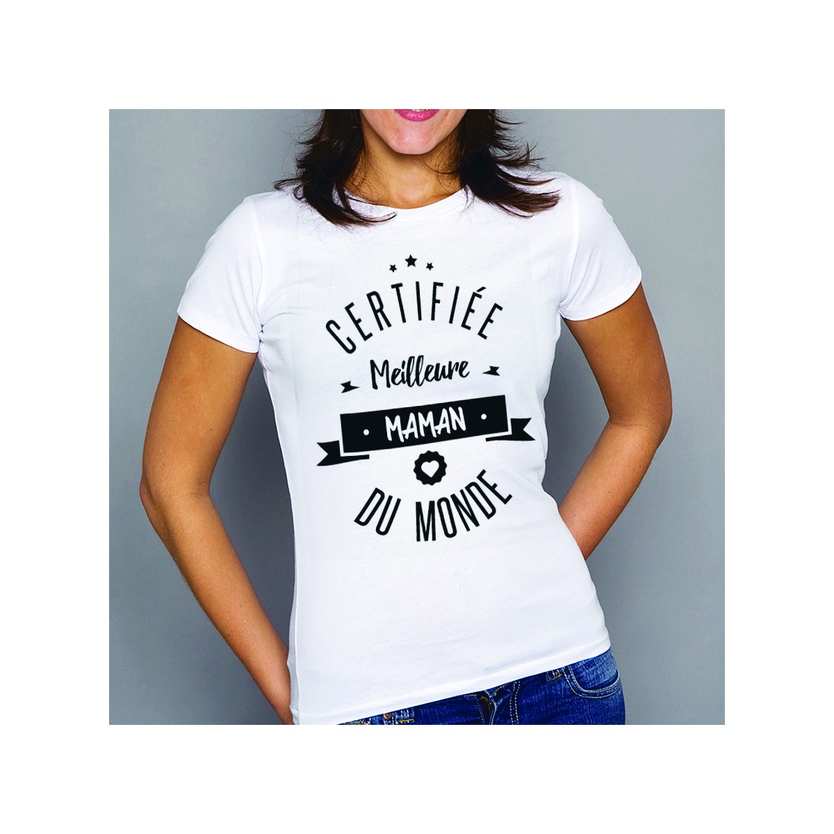 T-shirt Certifiée meilleure maman