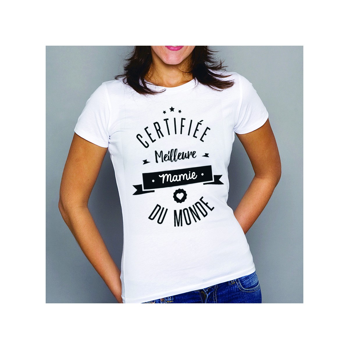 T-shirt Certifiée meilleure mamie