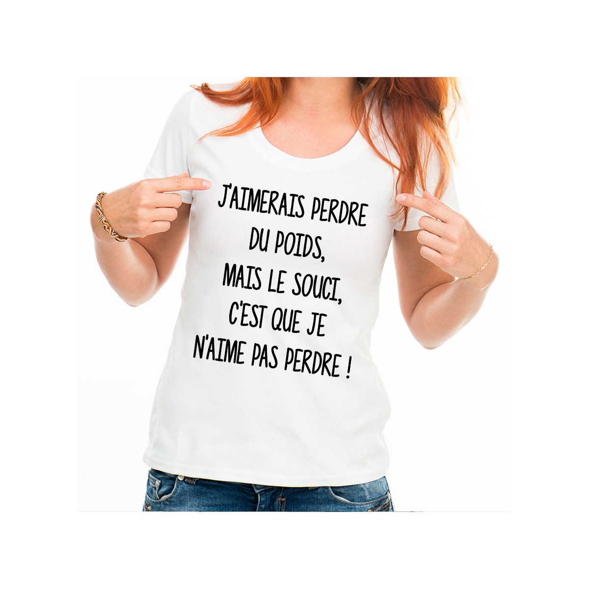 T-shirt J'aimerais perdre du poids