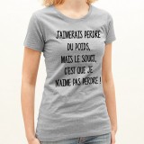 T-shirt J'aimerais perdre du poids