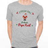 T-shirt NOEL J'peux pas... J'attends Papa Noël