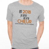 T-shirt 2018 un vrai chieur