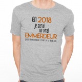 T-shirt 2018 un vrai emmerdeur