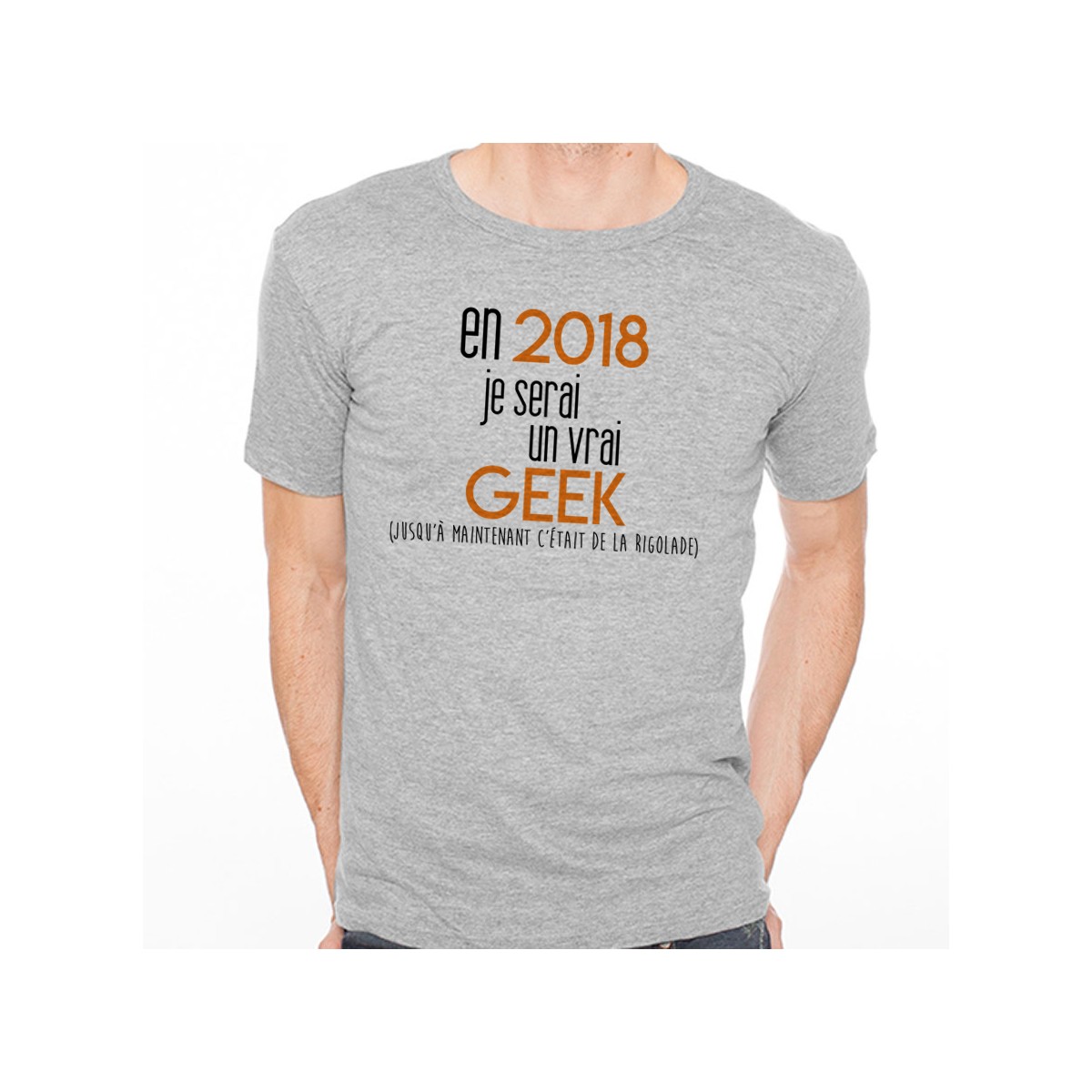 T-shirt 2018 un vrai geek
