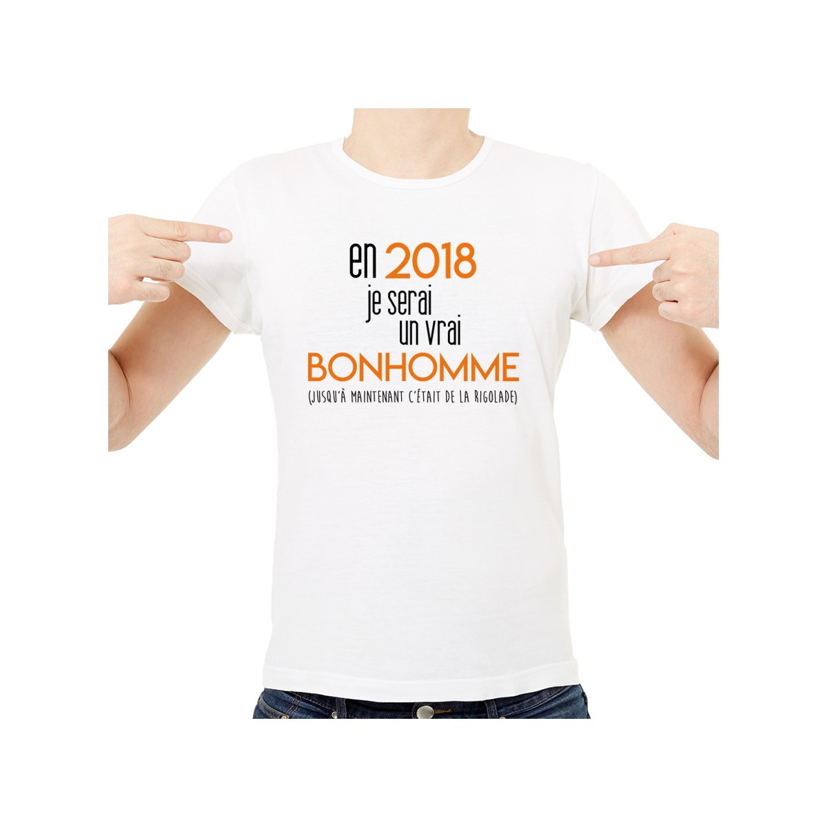 T-shirt 2018 un vrai bonhomme