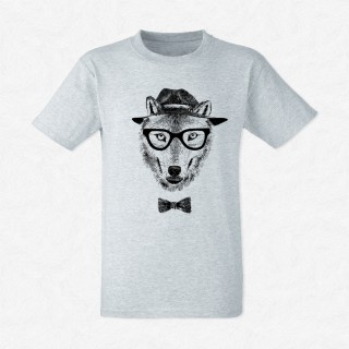 T-shirt Dressed up wolf