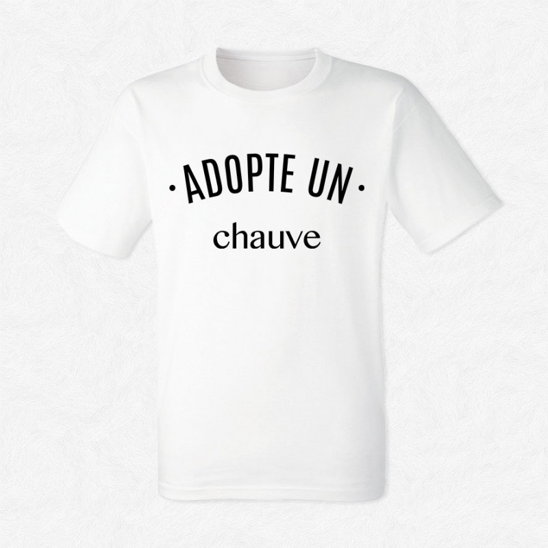 T-shirt Adopte un chauve