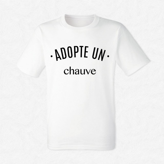 T-shirt Adopte un chauve