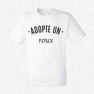 T-shirt Adopte un roux