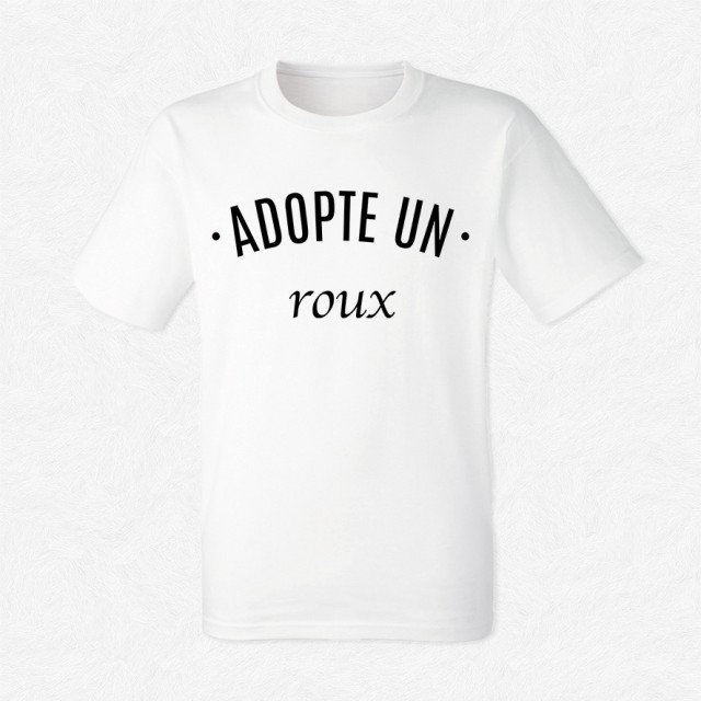 T-shirt Adopte un roux