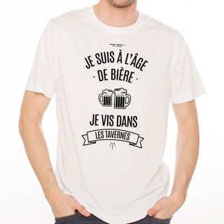 T-shirt Âge de bière