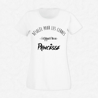 T-shirt Fatiguant d'être une princesse