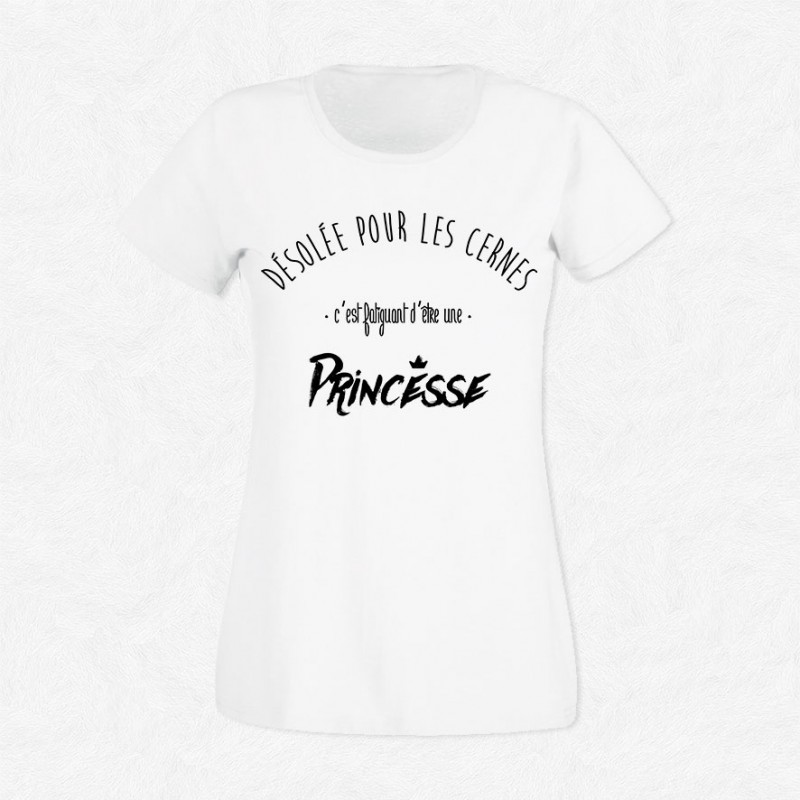 T-shirt Fatiguant d'être une princesse