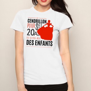 T-shirt Cendrillon