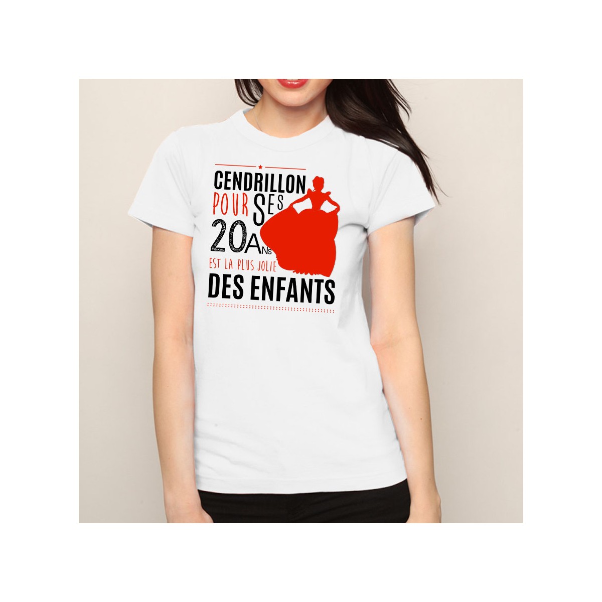 T-shirt Cendrillon