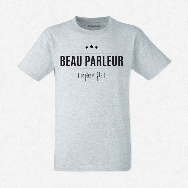 T-shirt Beau parleur...de père en fils