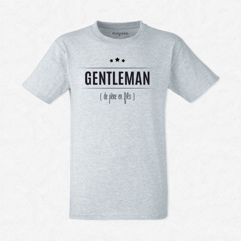 T-shirt Gentleman...de père en fils