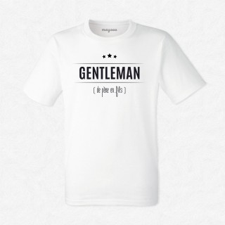 T-shirt Gentleman...de père en fils