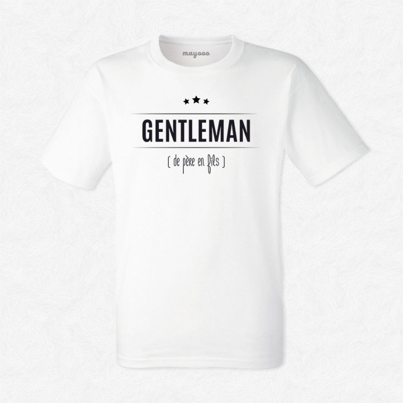 T-shirt Gentleman...de père en fils