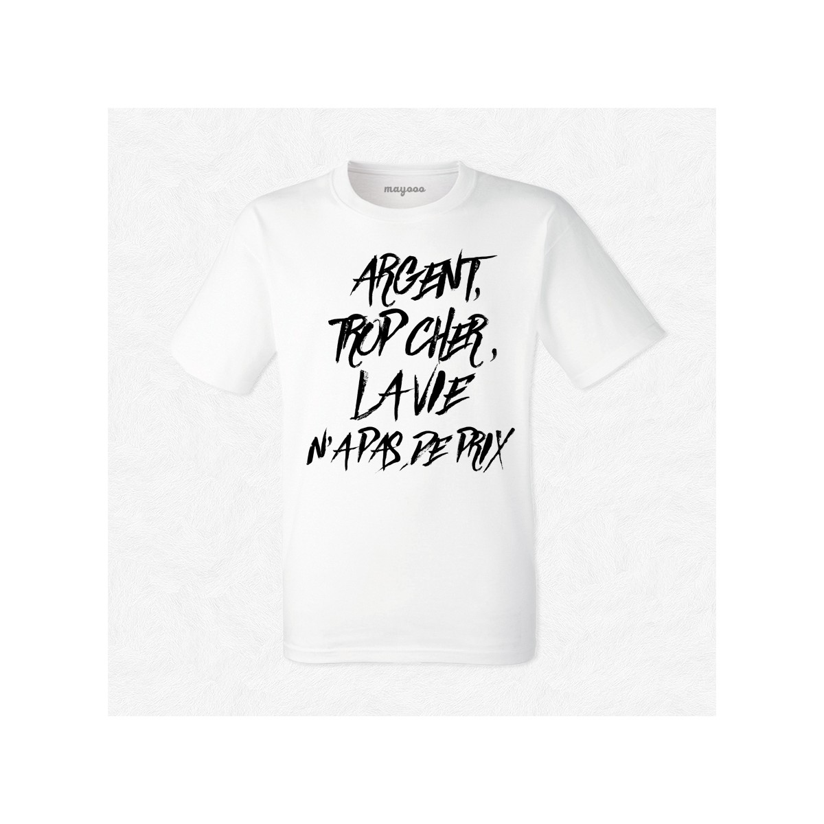 T-shirt Argent trop cher