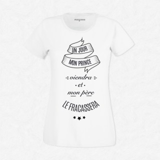 T-shirt Un jour mon prince viendra