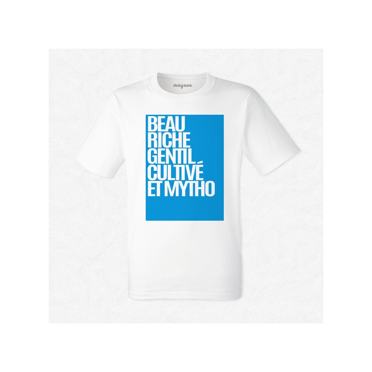 T-shirt Beau, riche, gentil