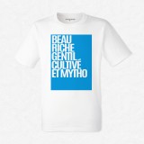 T-shirt Beau, riche, gentil