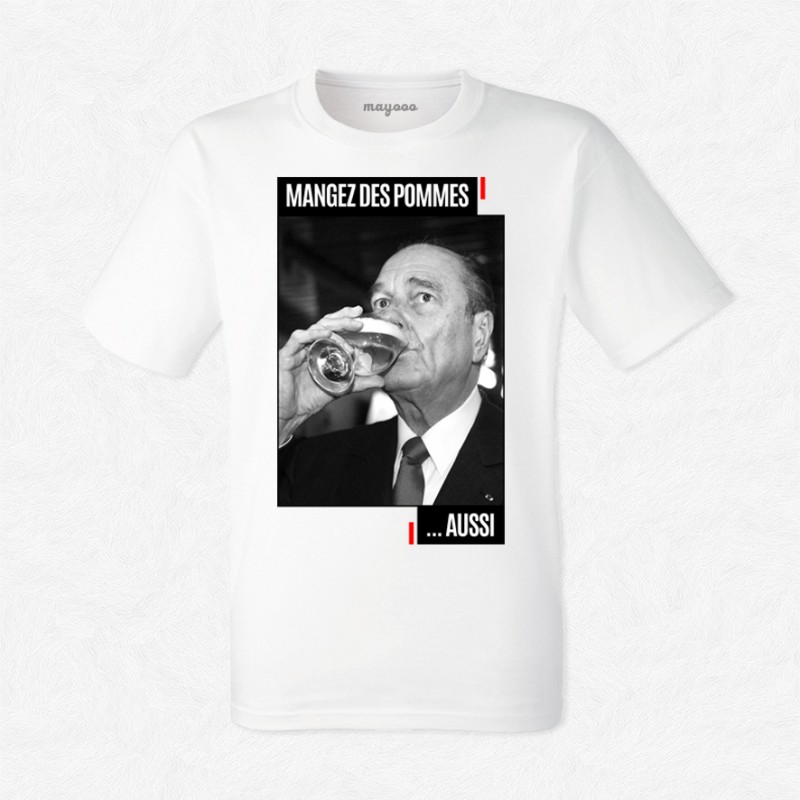 T-shirt Chirac pommes