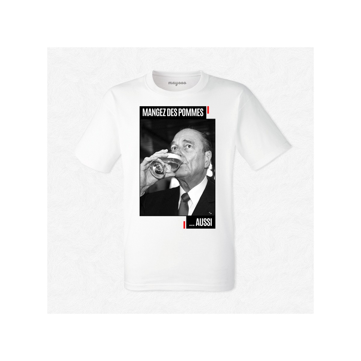 T-shirt Chirac pommes