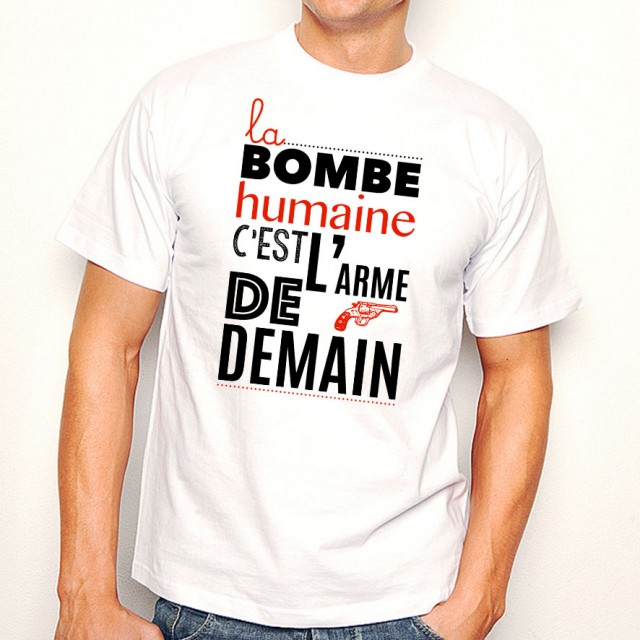 T-shirt La bombe humaine