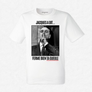 T-shirt Chirac Jacques à dit