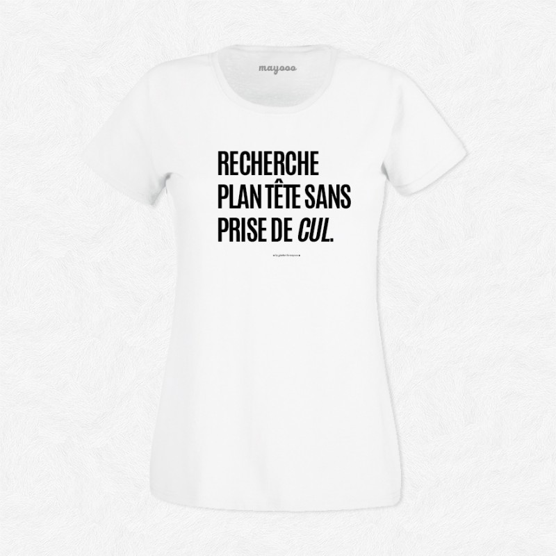 T-shirt Recherche plan tête